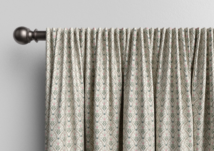 Adelaide, Bloom Spray Rosies Pink - Made to Measure Curtains - Image 9